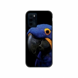 Husa personalizata tip carcasa HQPrint pentru Motorola Moto G42, model Blue Parrot, multicolor, S1D1M0145