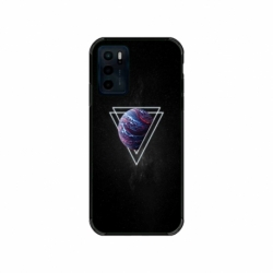 Husa personalizata tip carcasa HQPrint pentru Motorola Moto G42, model Triangle Planet, multicolor, S1D1M0278