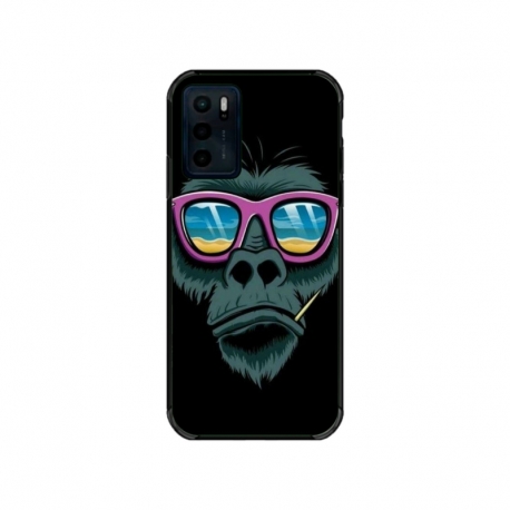 Husa personalizata tip carcasa HQPrint pentru Motorola Moto G42, model Gorilla, multicolor, S1D1M0288