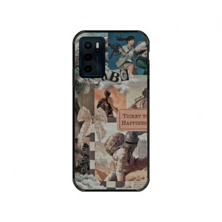 Husa personalizata tip carcasa HQPrint pentru Motorola Moto G42, model PUBG 2, multicolor, S1D1M0363