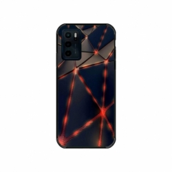 Husa personalizata tip carcasa HQPrint pentru Motorola Moto G42, model Lava Triangles, multicolor, S1D1M0367