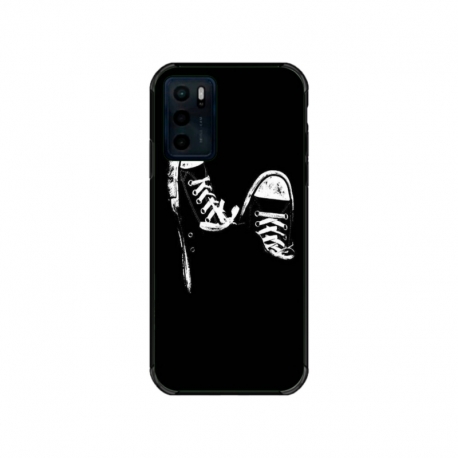Husa personalizata tip carcasa HQPrint pentru Motorola Moto G42, model Sneakers, multicolor, S1D1M0381