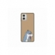 Husa personalizata tip carcasa HQPrint pentru Motorola Moto G53, model Tired Bunny, multicolor, S1D1M0027
