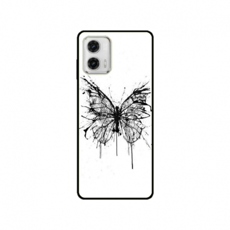 Husa personalizata tip carcasa HQPrint pentru Motorola Moto G53, model Butterfly 3, multicolor, S1D1M0030