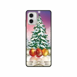 Husa personalizata tip carcasa HQPrint pentru Motorola Moto G53, model Christmas Tree 1, multicolor, S1D1M0057