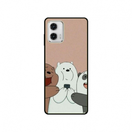 Husa personalizata tip carcasa HQPrint pentru Motorola Moto G53, model Bears 2, multicolor, S1D1M0089