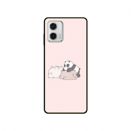 Husa personalizata tip carcasa HQPrint pentru Motorola Moto G53, model Bears 3, multicolor, S1D1M0115