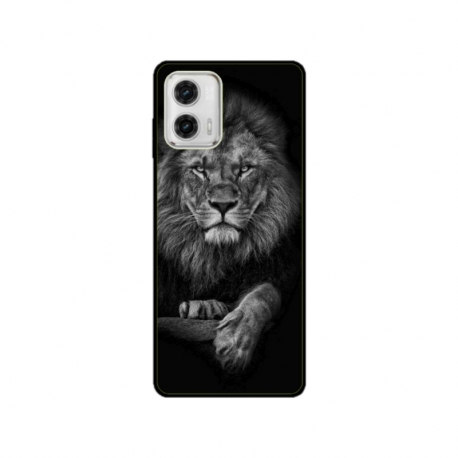 Husa personalizata tip carcasa HQPrint pentru Motorola Moto G53, model Lion 2, multicolor, S1D1M0117
