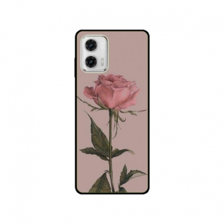 Husa personalizata tip carcasa HQPrint pentru Motorola Moto G53, model Flowers 8, multicolor, S1D1M0141