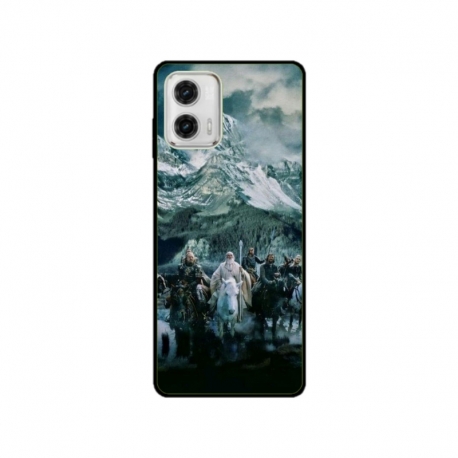 Husa personalizata tip carcasa HQPrint pentru Motorola Moto G53, model Lord of the Rings 1, multicolor, S1D1M0189