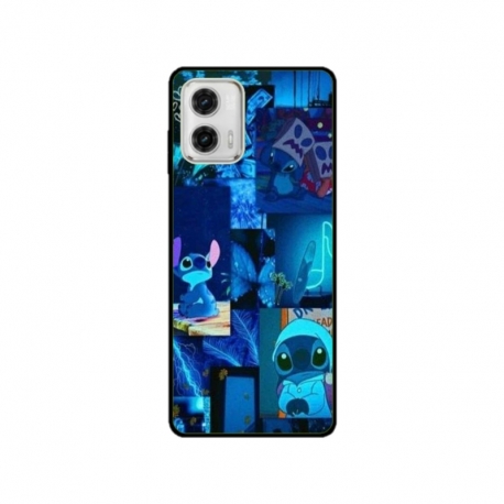 Husa personalizata tip carcasa HQPrint pentru Motorola Moto G53, model Stitch 1, multicolor, S1D1M0191