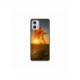 Husa personalizata tip carcasa HQPrint pentru Motorola Moto G53, model Sunflower 2, multicolor, S1D1M0194