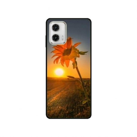 Husa personalizata tip carcasa HQPrint pentru Motorola Moto G53, model Sunflower 2, multicolor, S1D1M0194