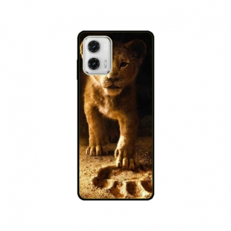 Husa personalizata tip carcasa HQPrint pentru Motorola Moto G53, model Lion King 2, multicolor, S1D1M0198