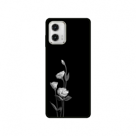 Husa personalizata tip carcasa HQPrint pentru Motorola Moto G53, model Abstract Flowers, multicolor, S1D1M0216