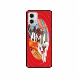 Husa personalizata tip carcasa HQPrint pentru Motorola Moto G53, model Looney Tunes 2, multicolor, S1D1M0227