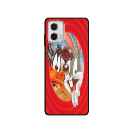 Husa personalizata tip carcasa HQPrint pentru Motorola Moto G53, model Looney Tunes 2, multicolor, S1D1M0227