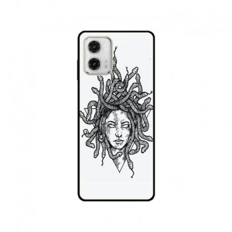 Husa personalizata tip carcasa HQPrint pentru Motorola Moto G53, model Medusa 2, multicolor, S1D1M0230
