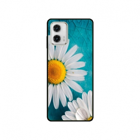 Husa personalizata tip carcasa HQPrint pentru Motorola Moto G53, model Petunia 1, multicolor, S1D1M0235