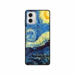 Husa personalizata tip carcasa HQPrint pentru Motorola Moto G53, model Van Gogh, multicolor, S1D1M0238