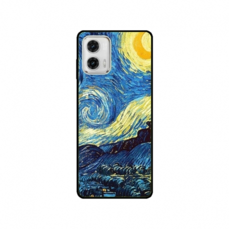Husa personalizata tip carcasa HQPrint pentru Motorola Moto G53, model Van Gogh, multicolor, S1D1M0238