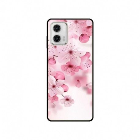Husa personalizata tip carcasa HQPrint pentru Motorola Moto G53, model Flowers 17, multicolor, S1D1M0241