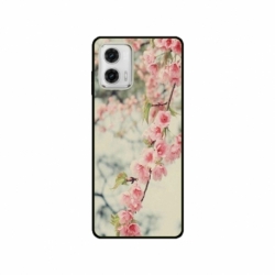 Husa personalizata tip carcasa HQPrint pentru Motorola Moto G53, model Flowers 18, multicolor, S1D1M0245