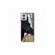 Husa personalizata tip carcasa HQPrint pentru Motorola Moto G73, model Black Horse, multicolor, S1D1M0019
