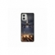 Husa personalizata tip carcasa HQPrint pentru Motorola Moto G53, model Airplane Landing, multicolor, S1D1M0266