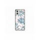 Husa personalizata tip carcasa HQPrint pentru Motorola Moto G73, model Leaf Design 1, multicolor, S1D1M0044