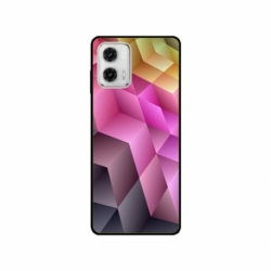 Husa personalizata tip carcasa HQPrint pentru Motorola Moto G53, model Colorful 1, multicolor, S1D1M0273