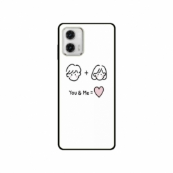 Husa personalizata tip carcasa HQPrint pentru Motorola Moto G53, model You and Me, multicolor, S1D1M0274