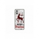 Husa personalizata tip carcasa HQPrint pentru Motorola Moto G73, model Merry Christmas Reindeer 1, multicolor, S1D1M0049
