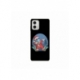 Husa personalizata tip carcasa HQPrint pentru Motorola Moto G73, model Covid Santa, multicolor, S1D1M0055