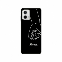 Husa personalizata tip carcasa HQPrint pentru Motorola Moto G53, model Always and Forever 1, multicolor, S1D1M0279
