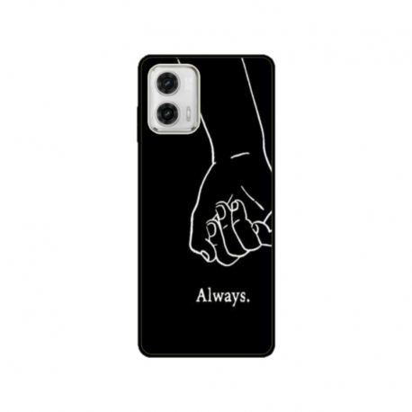 Husa personalizata tip carcasa HQPrint pentru Motorola Moto G53, model Always and Forever 1, multicolor, S1D1M0279