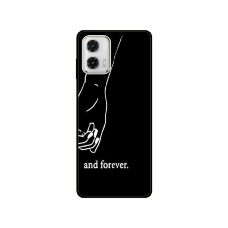 Husa personalizata tip carcasa HQPrint pentru Motorola Moto G53, model Always and Forever 2, multicolor, S1D1M0280