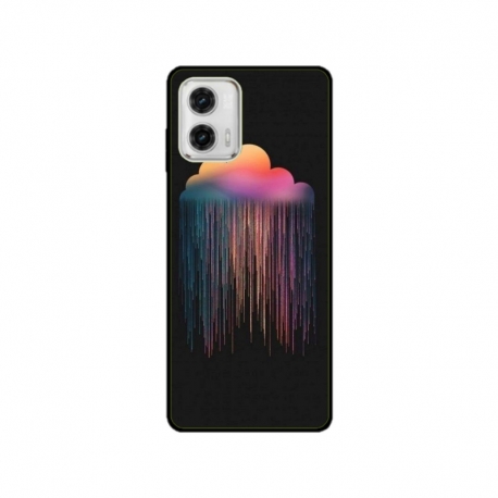 Husa personalizata tip carcasa HQPrint pentru Motorola Moto G53, model Colorful 3, multicolor, S1D1M0298
