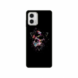 Husa personalizata tip carcasa HQPrint pentru Motorola Moto G53, model Colorful 5, multicolor, S1D1M0302