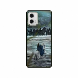 Husa personalizata tip carcasa HQPrint pentru Motorola Moto G53, model Brave, multicolor, S1D1M0310