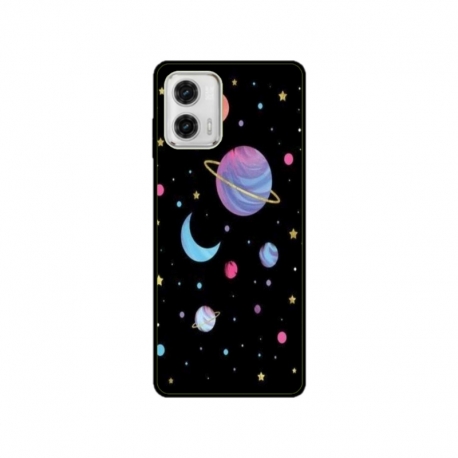 Husa personalizata tip carcasa HQPrint pentru Motorola Moto G53, model Colorful 6, multicolor, S1D1M0311