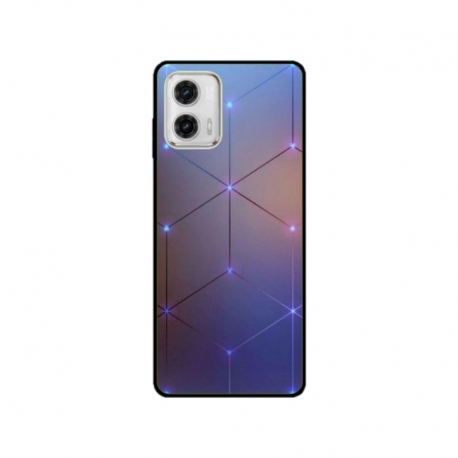 Husa personalizata tip carcasa HQPrint pentru Motorola Moto G53, model Square, multicolor, S1D1M0315