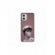 Husa personalizata tip carcasa HQPrint pentru Motorola Moto G53, model Bubble Gum Statue, multicolor, S1D1M0317
