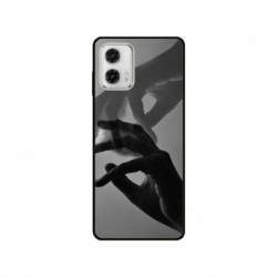 Husa personalizata tip carcasa HQPrint pentru Motorola Moto G53, model Hand Reach, multicolor, S1D1M0318