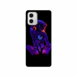 Husa personalizata tip carcasa HQPrint pentru Motorola Moto G53, model Colorful 8, multicolor, S1D1M0329