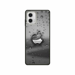 Husa personalizata tip carcasa HQPrint pentru Motorola Moto G73, model Rainy Apple logo, multicolor, S1D1M0148