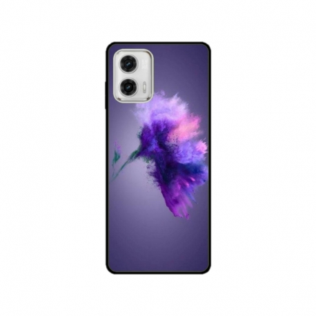 Husa personalizata tip carcasa HQPrint pentru Motorola Moto G53, model Flowers 19, multicolor, S1D1M0340