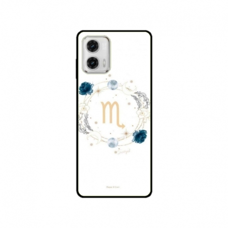 Husa personalizata tip carcasa HQPrint pentru Motorola Moto G53, model Zodiac Circle, multicolor, S1D1M0349