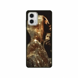 Husa personalizata tip carcasa HQPrint pentru Motorola Moto G53, model Golden Girl, multicolor, S1D1M0350