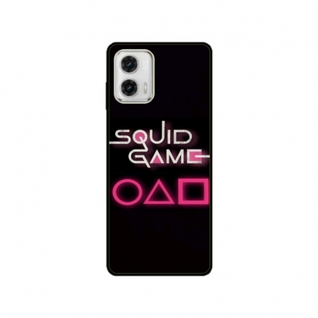 Husa personalizata tip carcasa HQPrint pentru Motorola Moto G73, model Squid Game 4, multicolor, S1D1M0176